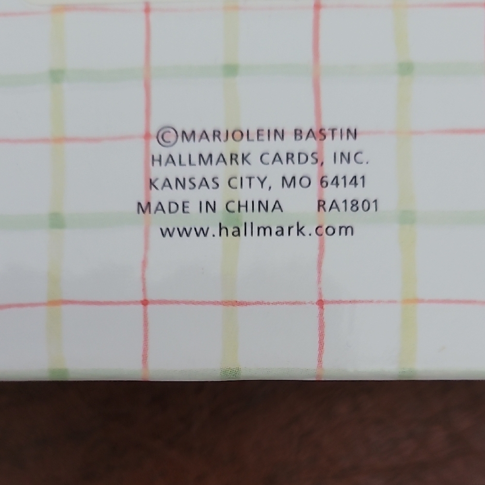 Hallmark Plaid Design Card - Picture 2 of 10